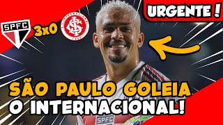 🚨 São Paulo RENASCE após o 6x0! E GOLEIA o Internacional de 3X0!