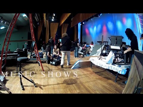 24K GOLD MUSIC - Show Set Up Time Lapse Video - Teamwork - Live Show Performance Revue - Crew