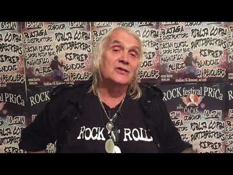 Bora Đorđević o pomeranju koncerta na Festivalu Priča, 16. 06. 2018.