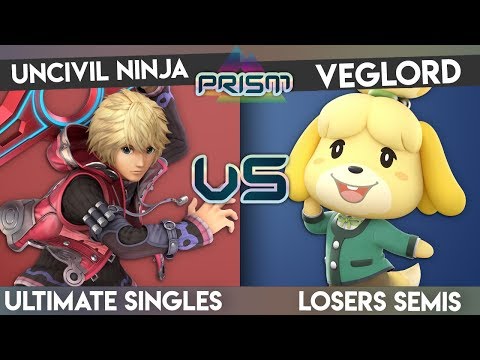 PRISM 171 - Uncivil Ninja (Shulk) vs. Veglord (Isabelle/Plant) - Losers Semis - Smash Wii U