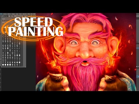 GNOME FAN ART [ WORLD OF WARCRAFT ] || Ps Speed Painting