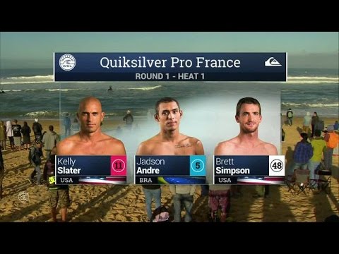2015 Quik Pro France: R1, H1 Video