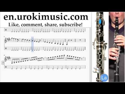 How to Play Clarinet Avicii - Wake Me Up Tabs Part#1 um-a352