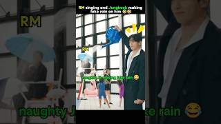 Download lagu Jungkook and RM making fake rain ☔😂 mp3