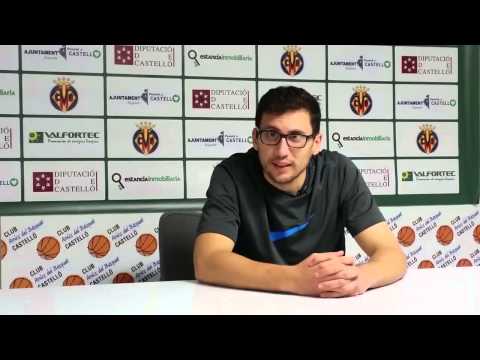 Sala de prensa FINAL Primer Partido Amics - CEBA Guadalajara (PlayOff): Chema García