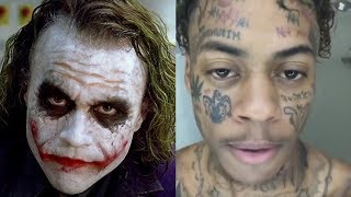 Boonk Gets Joker Face Tattoos and Says He's the Boonk Gang Joker of Batman