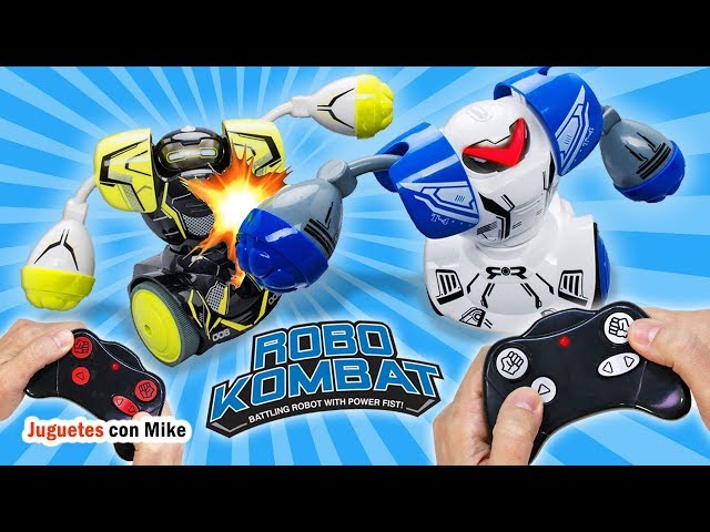Vídeo relacionado con YCOO Pack 2 Robot Kombat Teledirigido 14 cm - Avanza y Golpea a su Oponente - Juguete para Niño con Efectos Sonoros y Luminosos