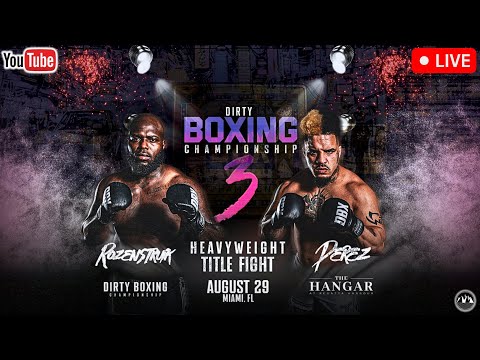 Dirty Boxing 3: Rozenstruik vs Cleveland | LIVE STREAM | BOXING Fight Companion PRELIMS & MAIN CARD