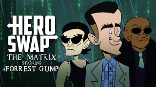 The Matrix Starring Forrest Gump - Hero Swap
