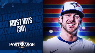 30 HITS in 1 Postseason! Blue Jays' Ernie Clement makes HISTORY! 😱 (Every hit!)