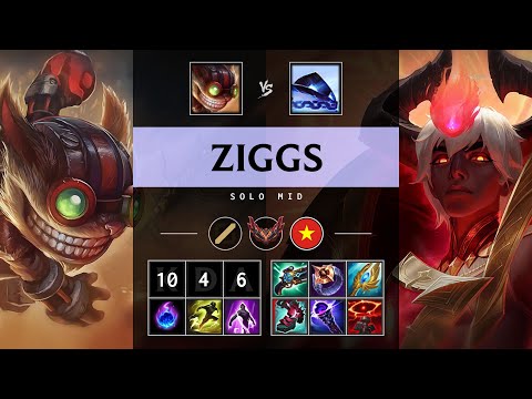 Ziggs Mid vs Xerath - VN Grandmaster Patch 25.17