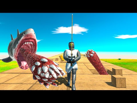 Don't Go Near the Crazy Mutant Megalodon - Animal Revolt Battle Simulator