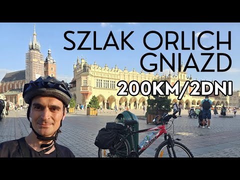 Szlak Orlich na rowerze, ok 200km w 2 dni z Częstochowy do Krakowa