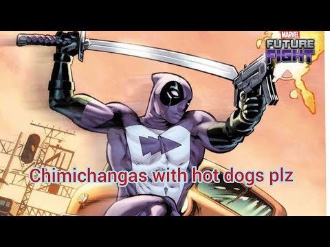 Quick giant boss raid gameplay using quicksilver t3 & Deadpool t3|marvel future fight|
