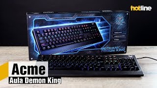 AULA Demon King Wired Keyboard Black (6948391233178) - відео 1