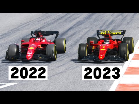 Ferrari F1 2023 vs Ferrari F1 2022 - Monza GP