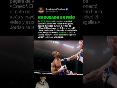 Michael B Jordan pidió que le golpearan de verdad y cayó fulmin