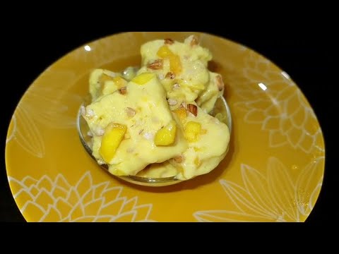 Mango Ice-cream Banane Ki Unique Or Asaan Recipe ! How to make Mango Ice-cream ! #mangoicecream