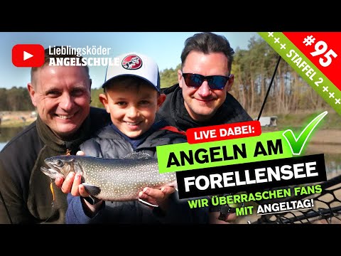 Angeln am Forellensee im April 😍  So fängst du jetzt! 🎣💯