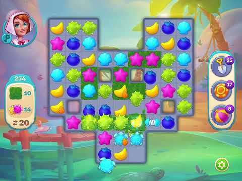 Hawaii Match-3 Mania Mansion Level 254 - No Boosters - FULL STORY - CaroGamesNL