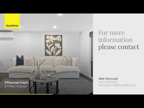 9 Plowman Court, Epping, VIC 3076, 3 slaapkamers, 2 badkamers, House