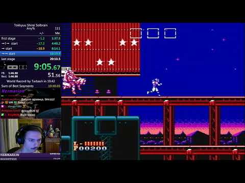 Tokkyuu Shirei Solbrain speedrun in 19:42 (Former World Record)