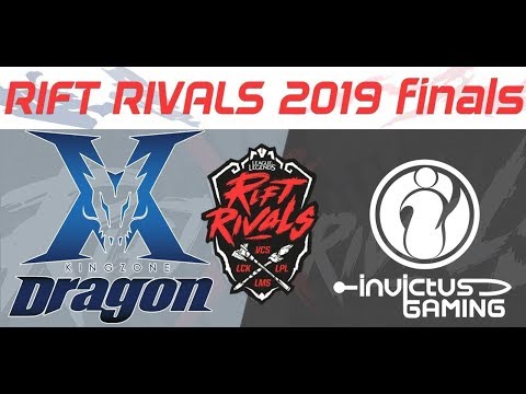 KING-ZONE vs Invictus Gaming | Rift Rivals 2019 FINAL | FULL GAME