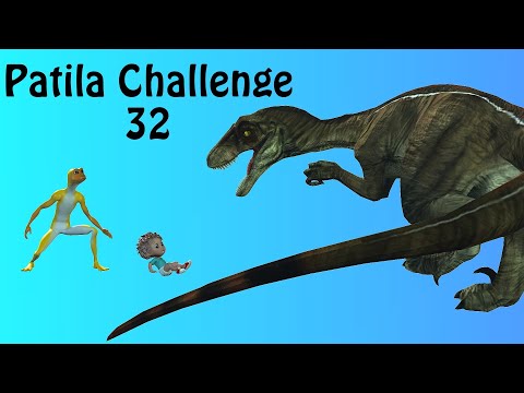 Patila Challenge 32 | Patila Saves the Boy from a Dinosaur! 🦖😂 |  Funny Animation by Motion Mind