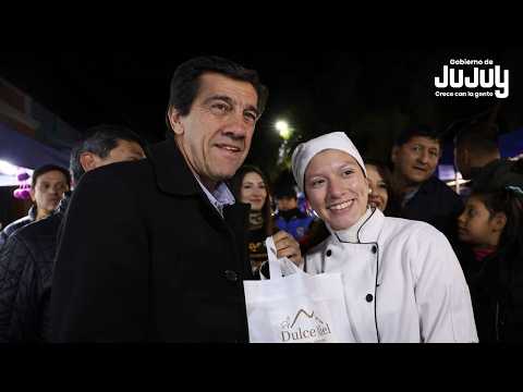 🍬 FIESTA PROVINCIAL DEL ALFAJOR I Carlos Sadir visitó la exposición de emprendedores en El Carmen