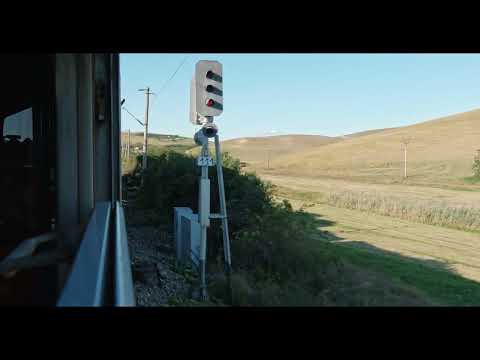 Scenic Train Ride Romania 4K | Window View Across the Transylvanian Plateau |  R 2036