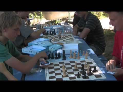 Potje raindropchess in Frankrijk