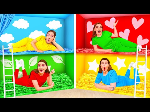 Secret Room Under the Bed | Four Colors Challenge by RaPaPa
