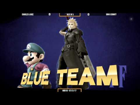 WBB #93  Charles & Juice vs Dom & SSBMatt   Winners Round 1   Smash 4 Doubles