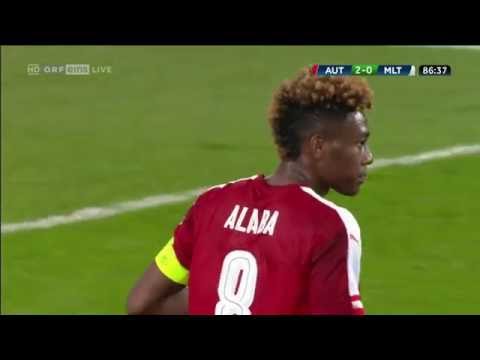 Österreich - Malta 2:1 Eigentor David Alaba ORF