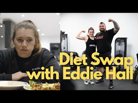 I SWAPPED DIETS WITH EDDIE HALL!! | Food Swap with 2017 Worlds Strongest Man