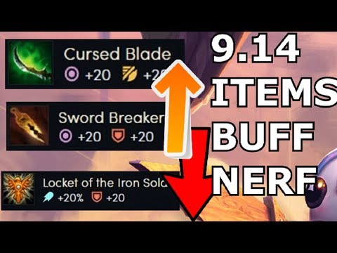 NEW 9.14 BEST ITEMS TIER LIST PATCH - Teamfight Tactics CURSED BLADE + LOCKET NERF + MORE Guide TFT