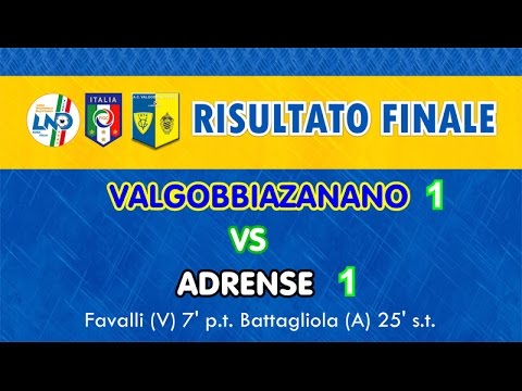 Valgobbiazanano -Adrense 1-1