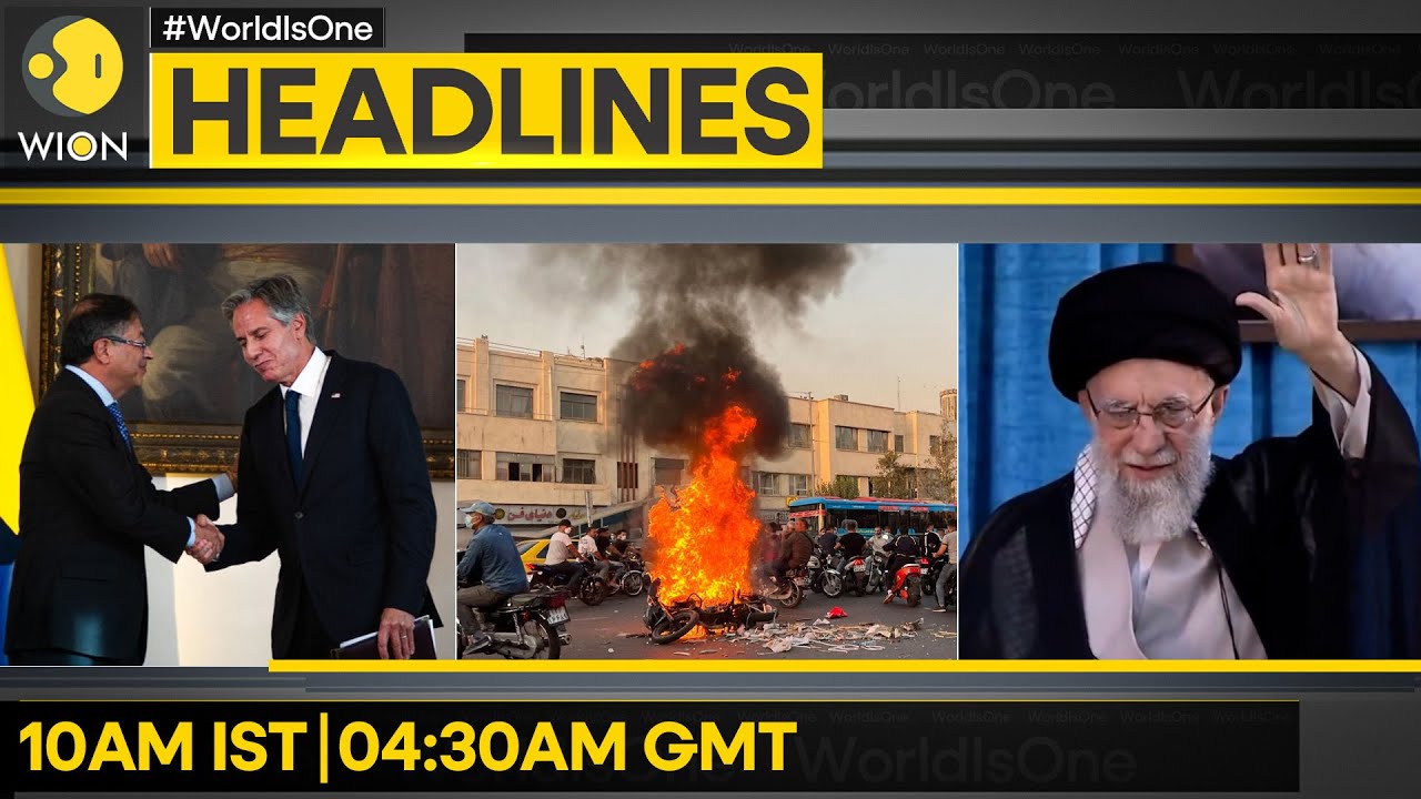 Security Officer Killed In Iran | US-Colombia Vow Fight Against Guerillas | WION Headlines