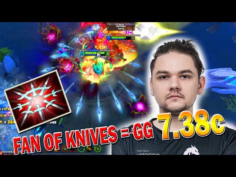 DOTA 2 - Team Spirit Vs. Team Falcons - POV Yatoro (Raddan) Phantom Assassin | Fan of Knives | 7.38c