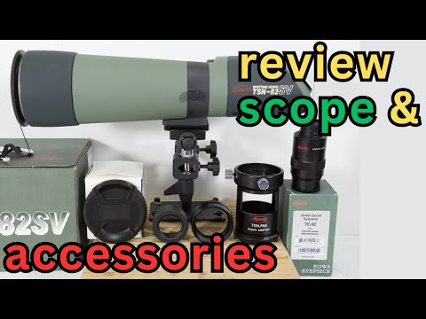 KOWA TSN-82SV, TE-9Z spotting scope & TSN-PA8 digiscope for your adventures