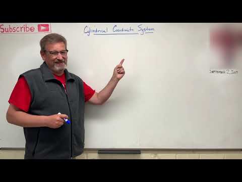 Dynamics: Lesson 20 - Cylindrical Coordinate System Review