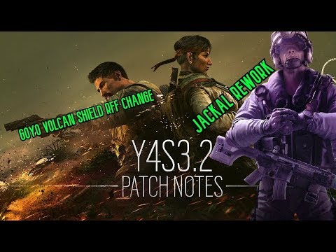 Jackal Rework | Y4S3.2 Patch Notes | Rainbow 6