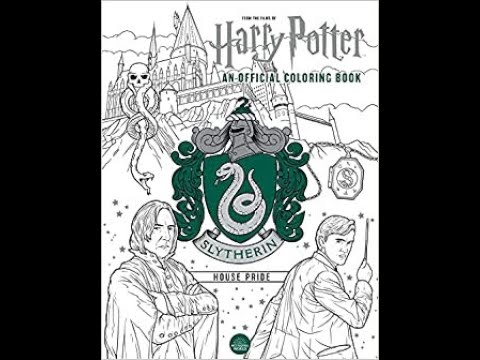 présentation livre de coloriage Harry Potter | L'atelier de Yukrina