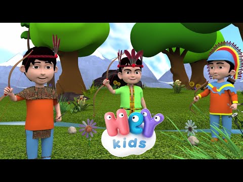 10 Indieni - Cantece cu numere pentru copii