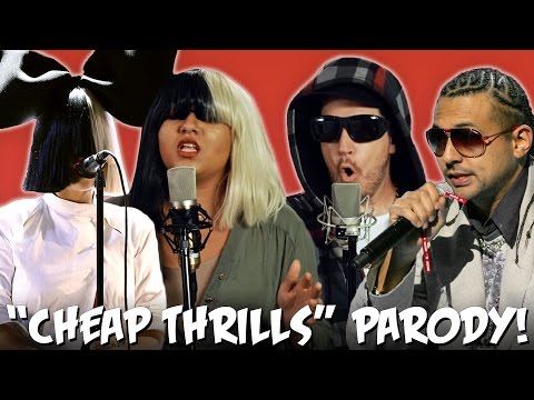 Sia "Cheap Thrills" ft. Sean Paul PARODY! The Key of Awesome UNPLUGGED!