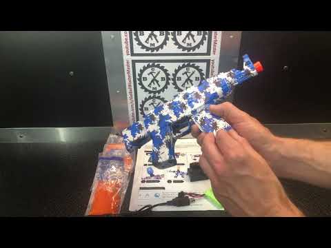 Showcase-Setup-Demo & FPS Test: DUOMY Mini-AKM47 Gel Ball Blaster on Amazon