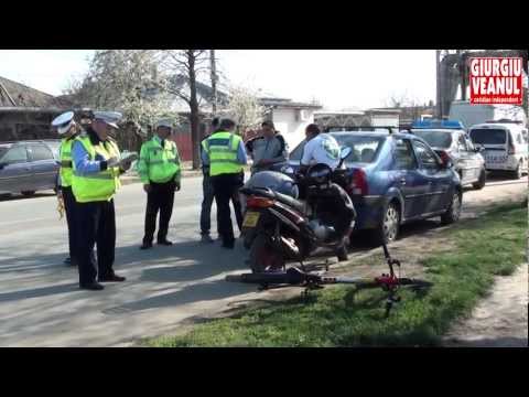 Accident de moped pe Soseaua Sloboziei Giurgiu