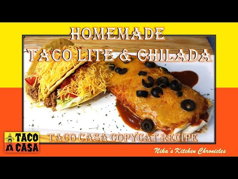 How to Make the BEST Homemade Taco Lites & Chilada! (Taco Casa Copycat Recipe)
