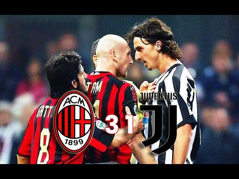 Football Furious and Angry Moments - AC Milan vs Juventus 2005
