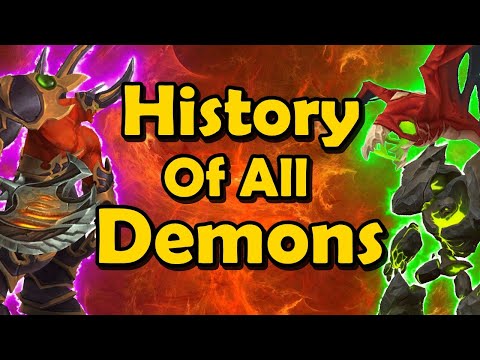 The Brief History of ALL Warlock Demons in WoW (Vanilla WoW to BfA)